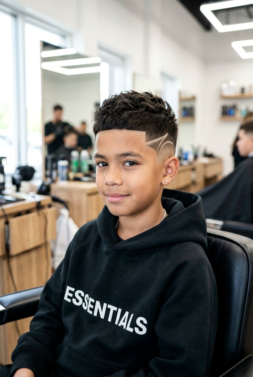 Skin Fade Crop with Design - 20 clean crop haircut for boys - 20 clean crop haircut for boys