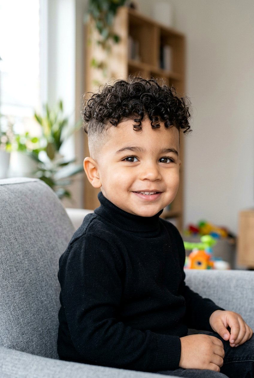 Skin Fade Curly Hair Boy - 20 baby boy haircut for curly hair - 20 baby boy haircut for curly hair