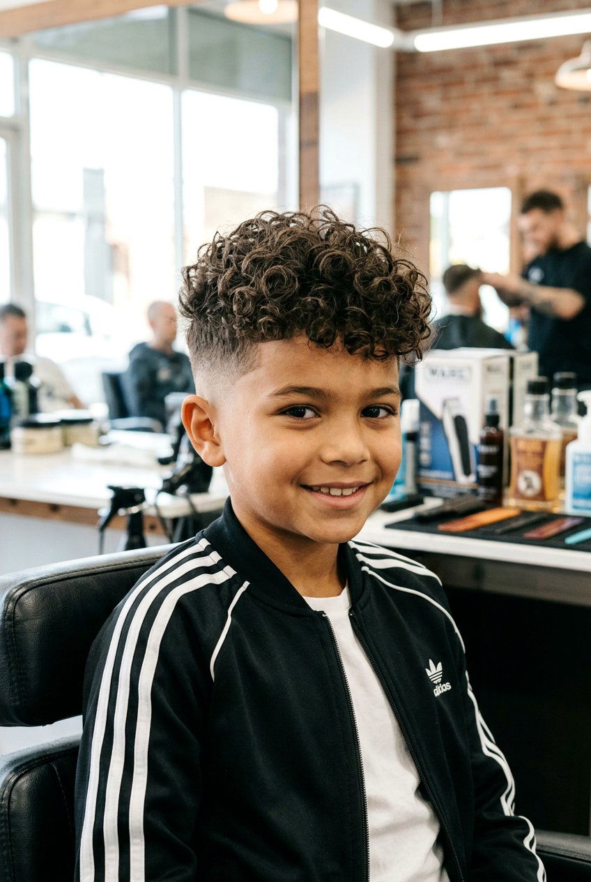 Skin Fade Curly Mop - 20 mixed boys curly mop haircut - 20 mixed boys curly mop haircut