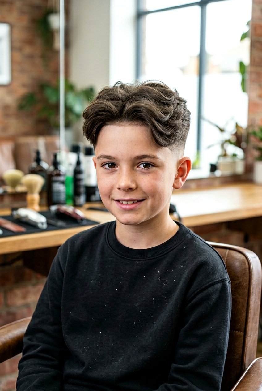 Skin Fade Fluffy Middle Part - 20 fluffy middle part haircut for boys - 20 fluffy middle part haircut for boys