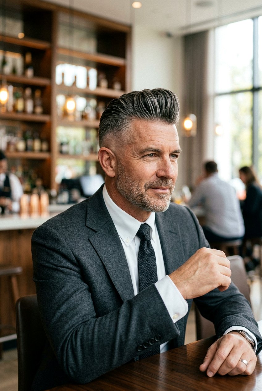 Skin Fade Pompadour - 20 pompadour fade for mature men - 20 pompadour fade for mature men