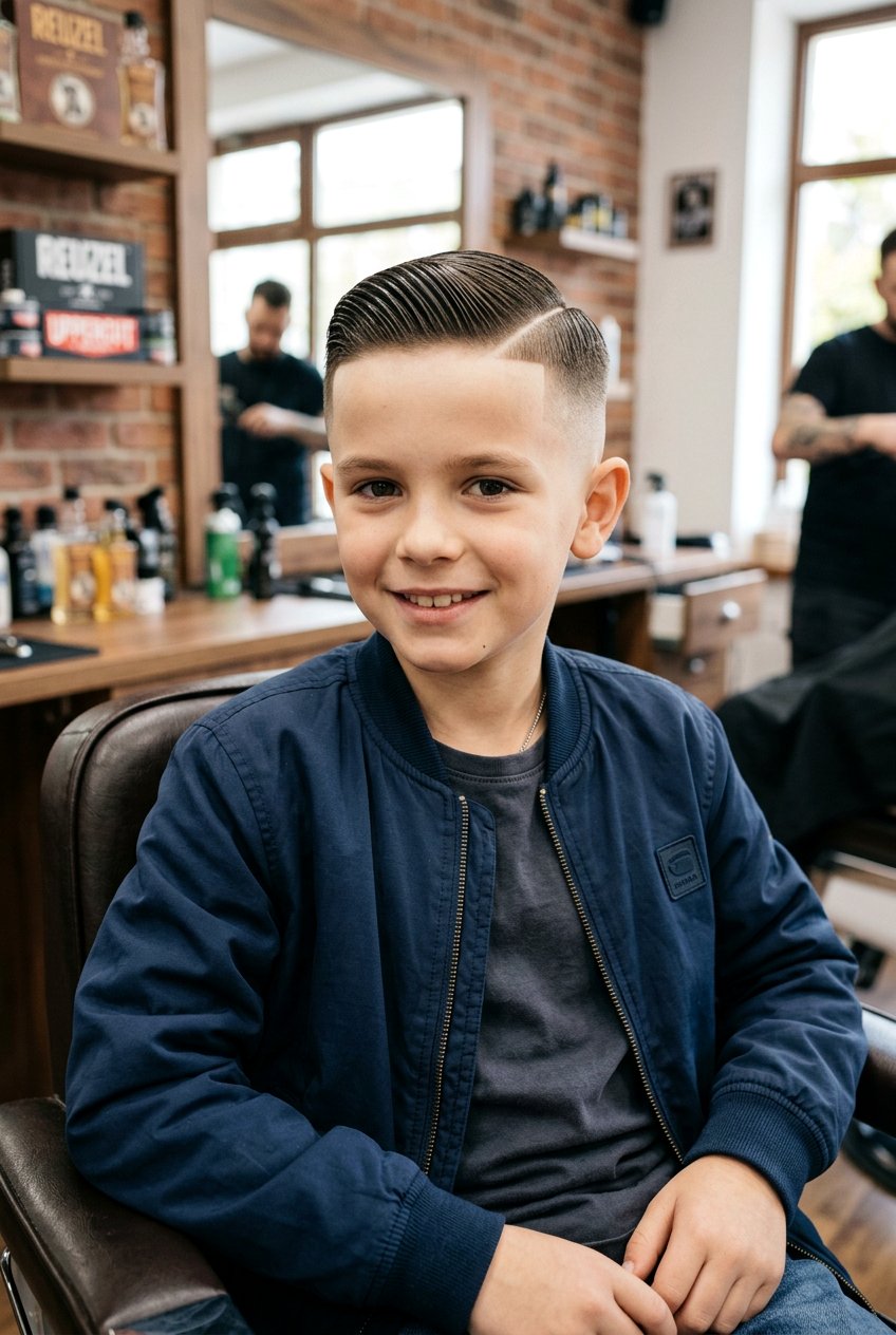Skin Fade Slick Side Part - 20 boys haircut with slick side part - 20 boys haircut with slick side part