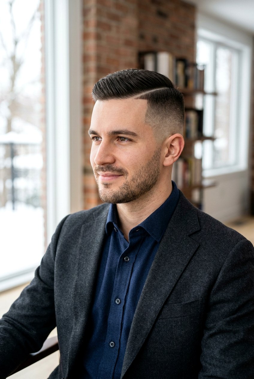 Skin Fade With Hard Part - 20 boys haircut ideas for school - 20 boys haircut ideas for school