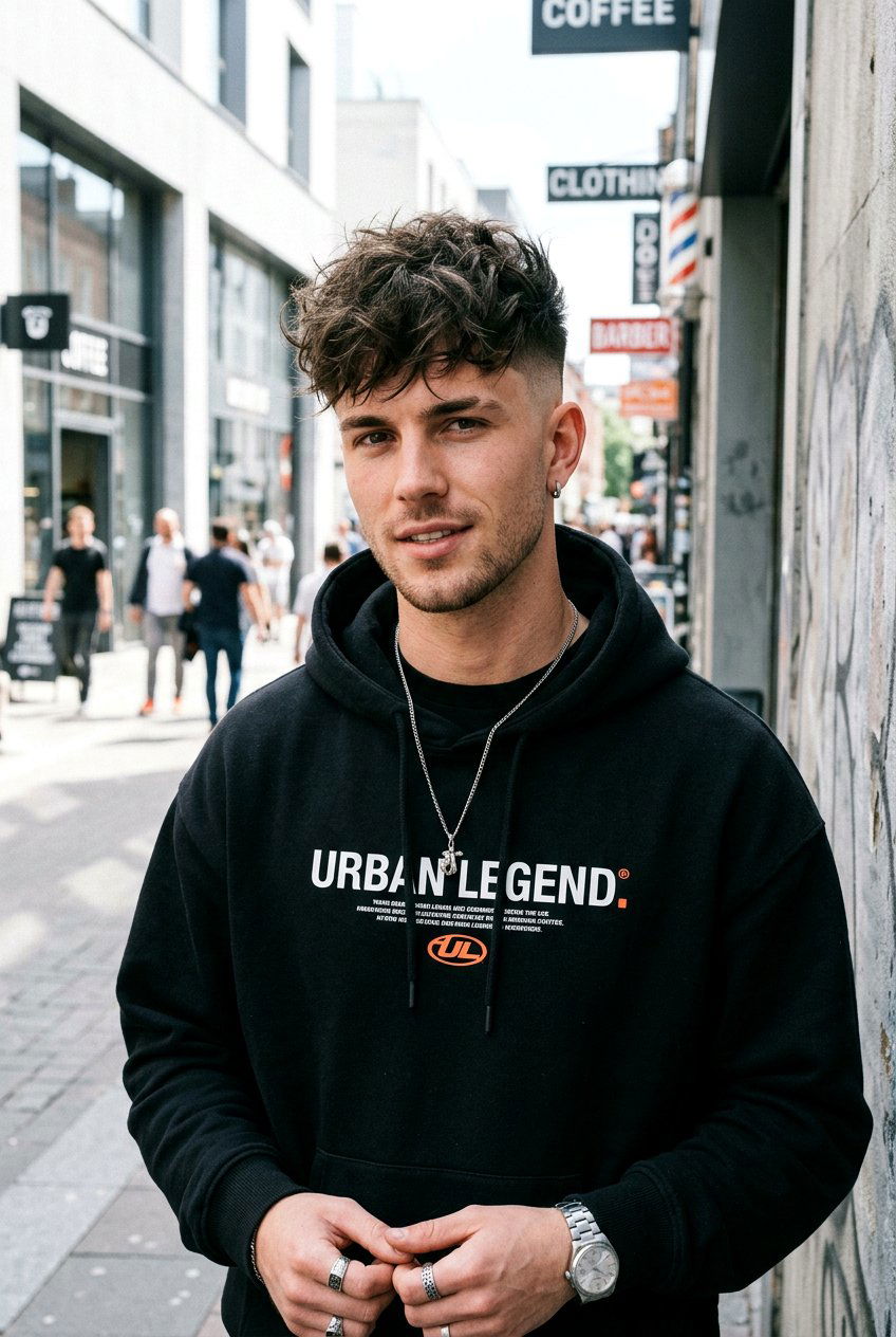 Skin Fade With Textured Top - 20 mens haircut for thin fine hair - 20 men’s haircut for thin fine hair