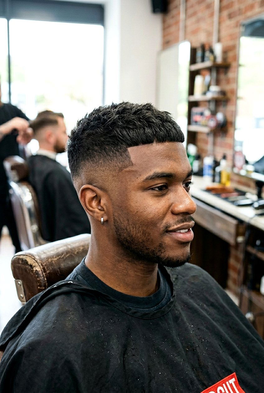 Skin fade Caesar haircut - 20 caesar haircut - 20 caesar haircut