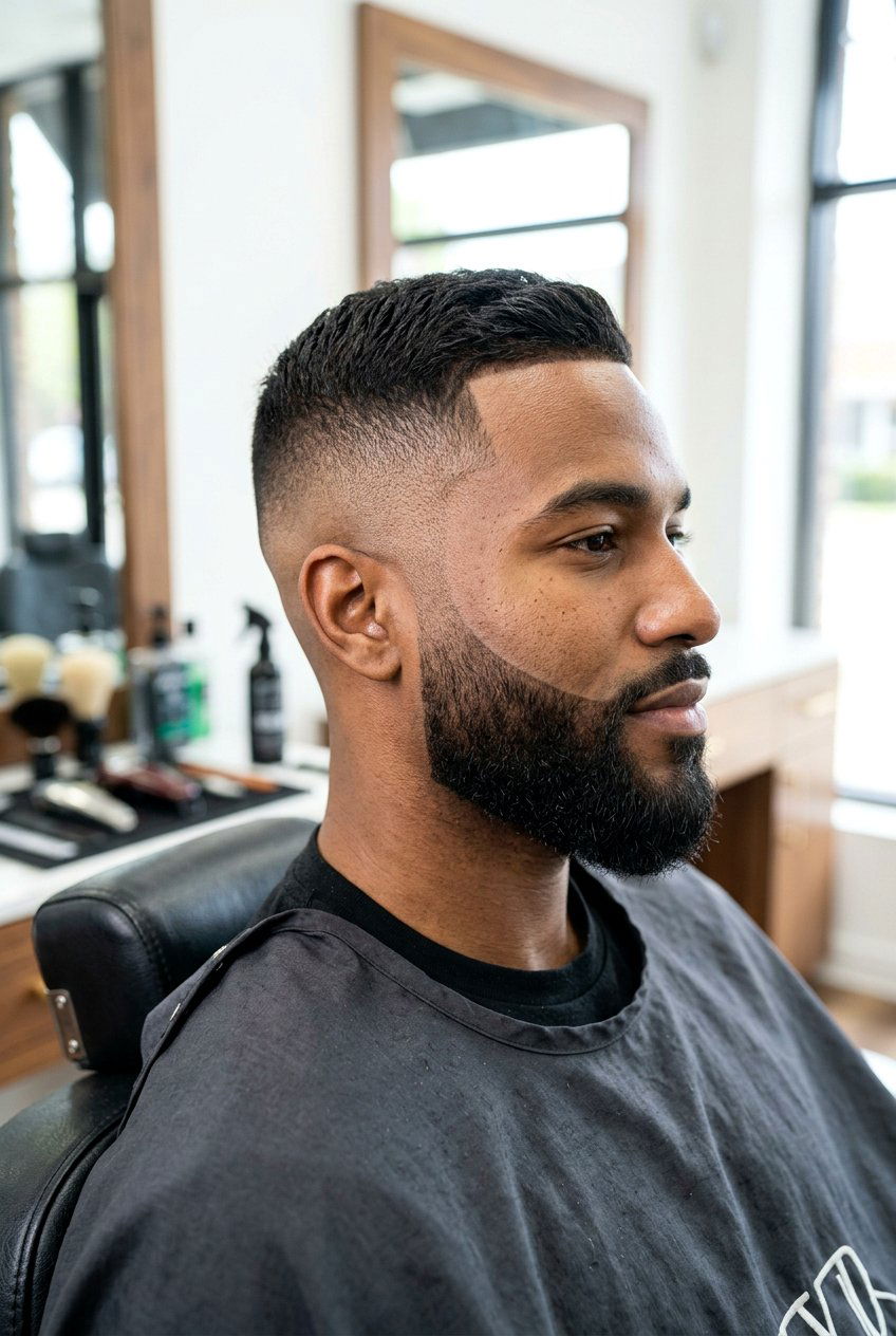 Skin fade with beard - 20 skin fade haircut - 20 skin fade haircut
