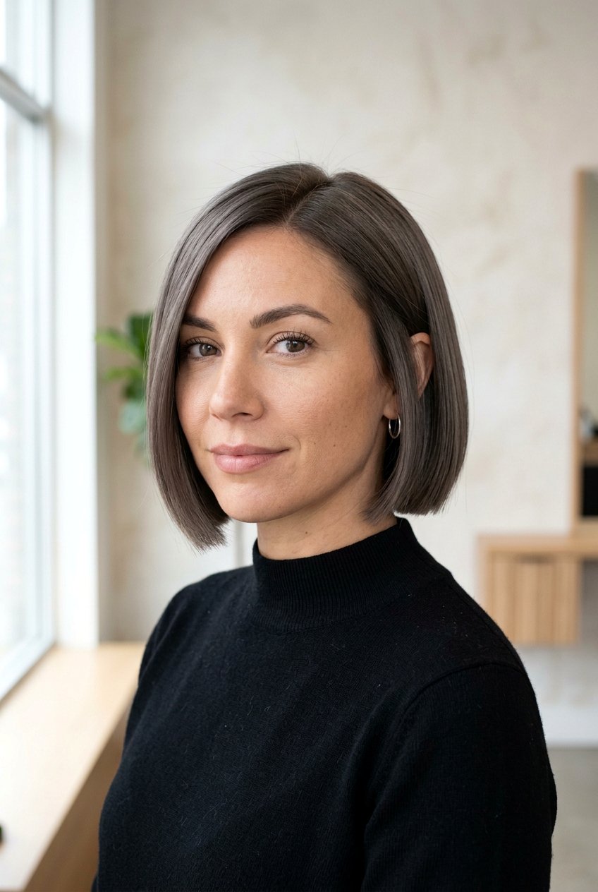 Slate Brown Hair - 20 cool toned brunette hair - 20 cool toned brunette hair