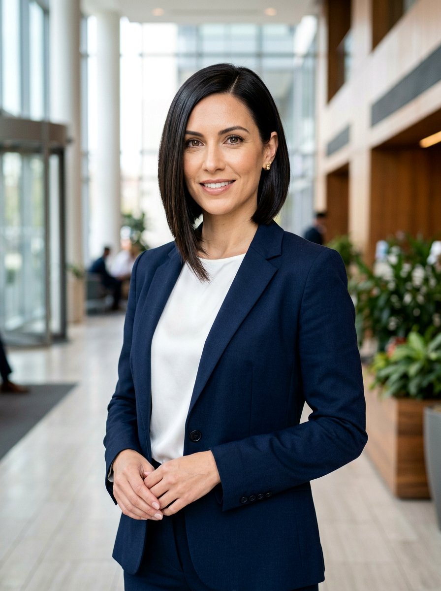 Sleek A Line Bob - 20 interview hairstyle with sleek bob - 20 interview hairstyle with sleek bob