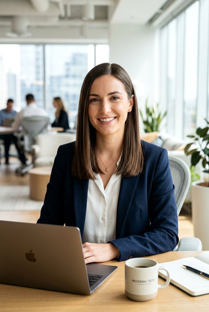 Sleek And Straight Shoulder Length Hair - 20 mature women office hairstyle ideas - 20 mature women office hairstyle ideas