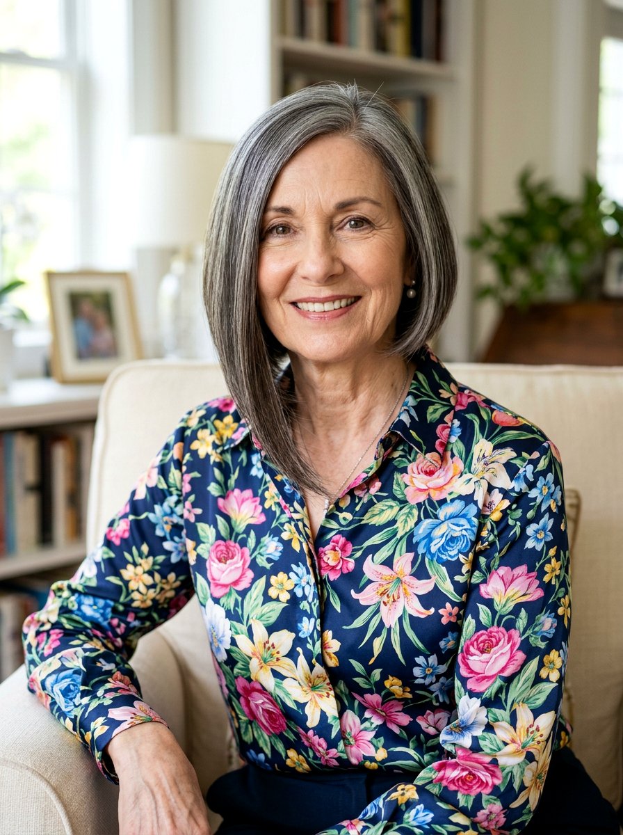 Sleek Asymmetrical Bob For Older Women - 20 sleek hairstyle for mature women - 20 sleek hairstyle for mature women