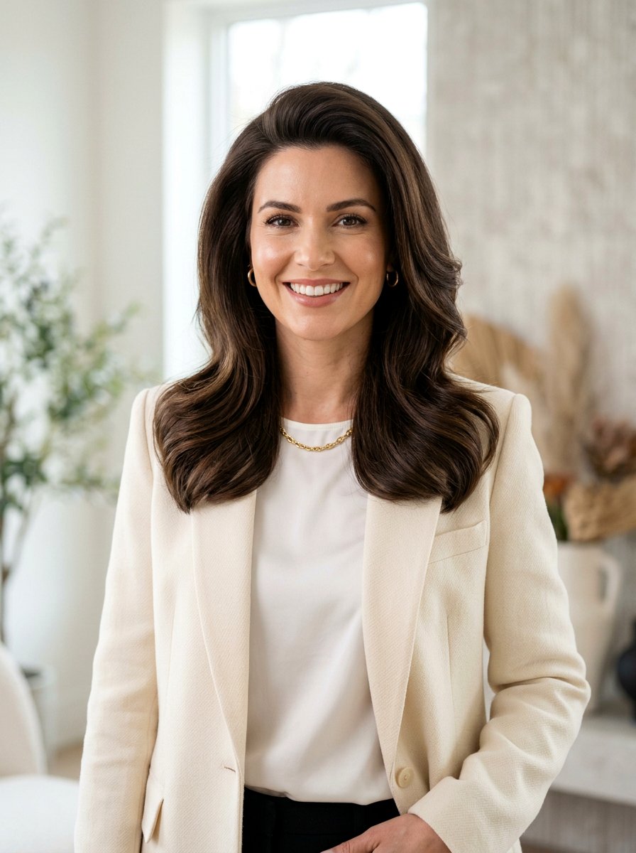 Sleek Blowout With Volume - 20 quick office hairstyle for medium hair - 20 quick office hairstyle for medium hair