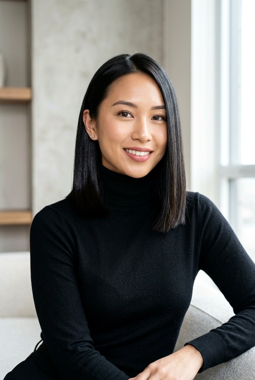 Sleek Blunt Shoulder Length Haircut - 20 blunt shoulder length haircut for fine hair - 20 blunt shoulder length haircut for fine hair