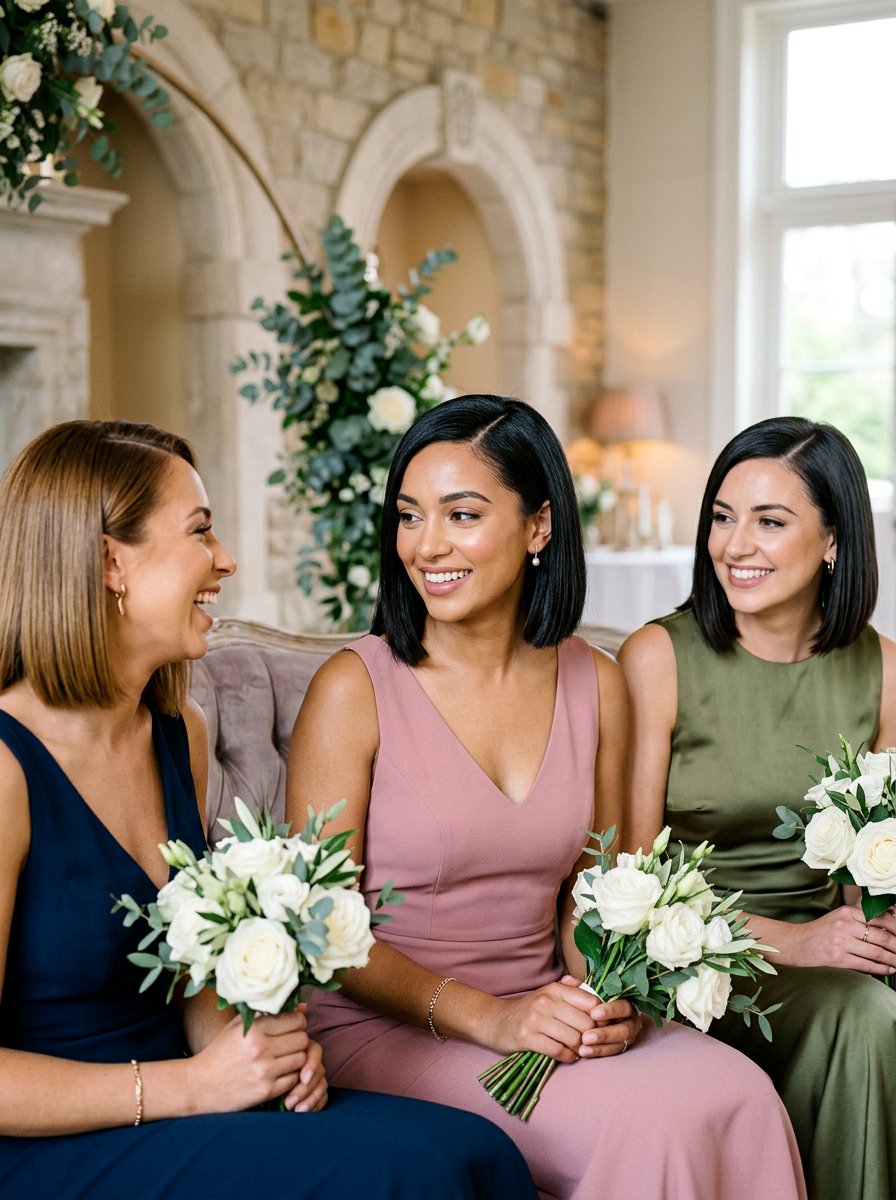 Sleek Bob For Bridesmaids - 20 wedding hairstyles for black bridesmaids - 20 wedding hairstyles for black bridesmaids