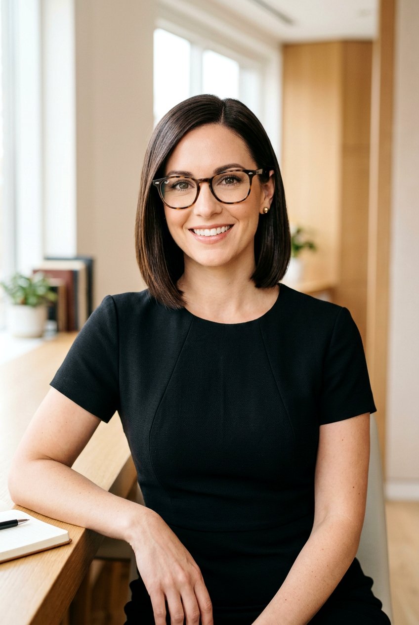 Sleek Bob With Glasses - 20 bob haircuts for women with glasses - 20 bob haircuts for women with glasses