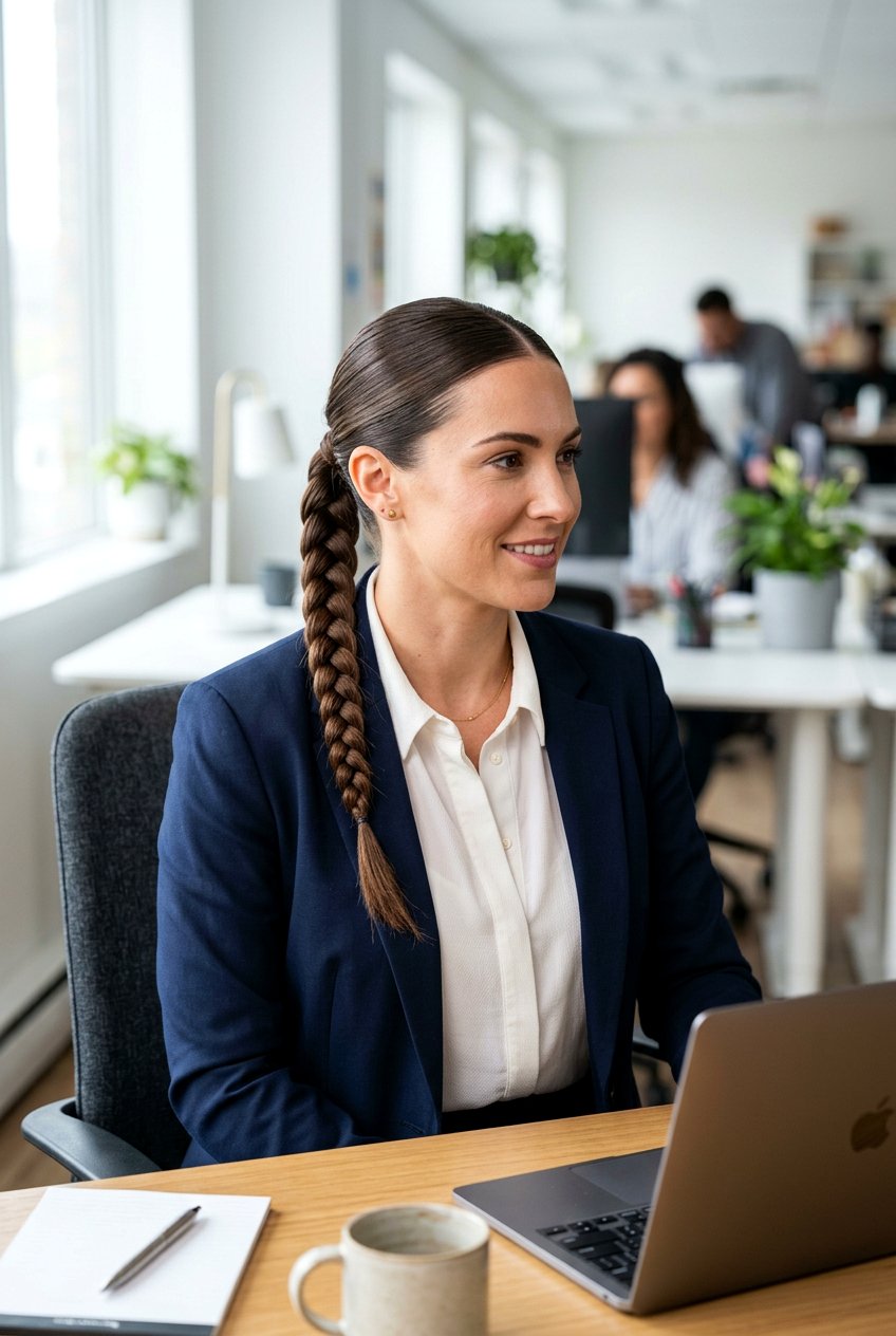 Sleek Braided Ponytail For Office - 20 sleek ponytail for office - 20 sleek ponytail for office