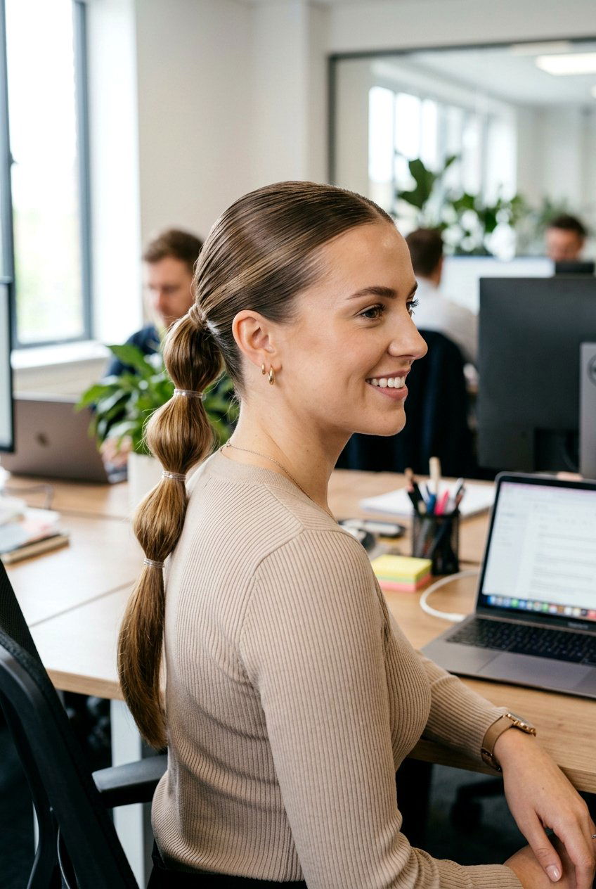 Sleek Bubble Ponytail For Office - 20 sleek ponytail for office - 20 sleek ponytail for office