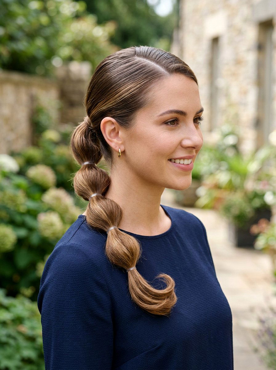 Sleek Bubble Ponytail With Side Part - 20 sleek office ponytail with side part - 20 sleek office ponytail with side part