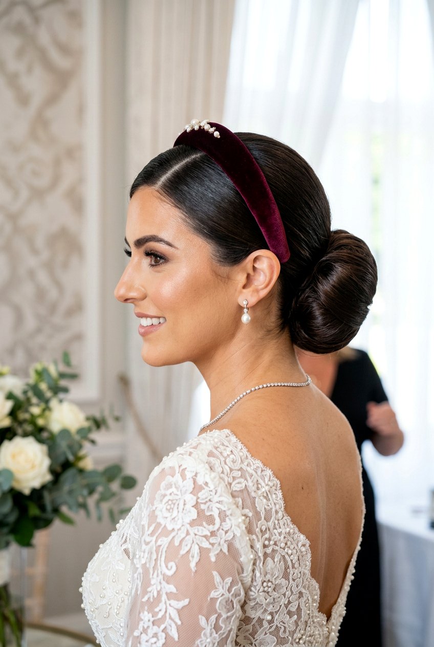 Sleek Bun With Side Part For Thick Hair - 20 bridal sleek bun with side part - 20 bridal sleek bun with side part