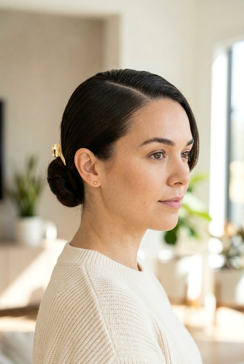 20 Effortless Sleek Claw Clip Bun Styles You Need to Try