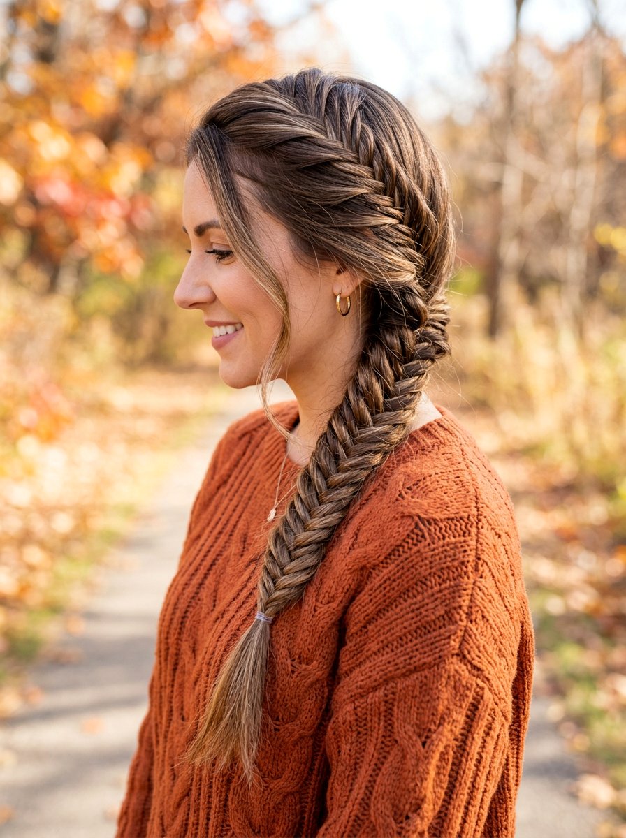 Sleek Fishtail Braid Shoulder Length - 20 sleek hairstyle for shoulder length hair - 20 sleek hairstyle for shoulder length hair