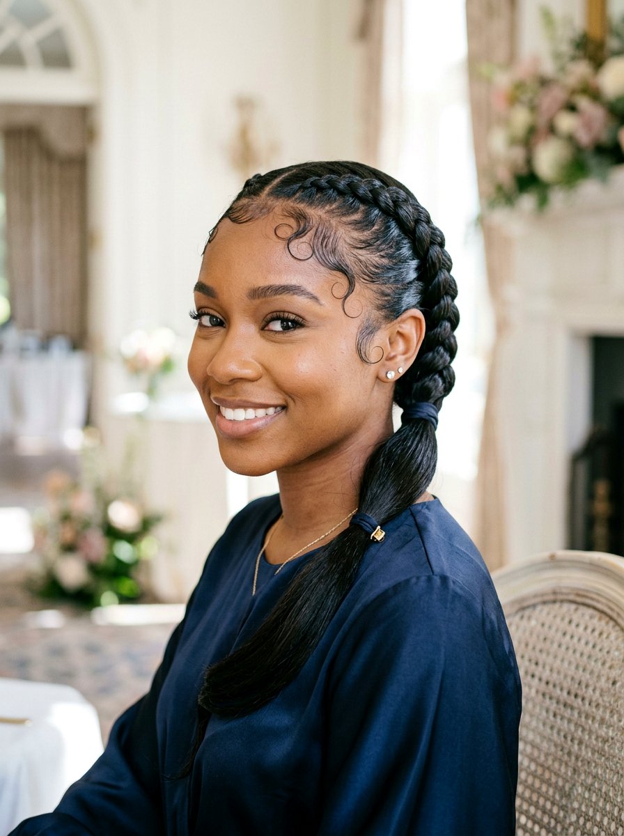 Sleek French Braid Ponytail With Baby Hairs - 20 sleek french braid ponytail - 20 sleek french braid ponytail