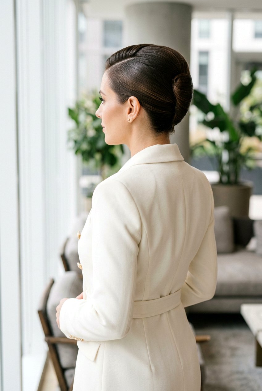 Sleek French Twist Updo - 20 french twist updo hairstyle - 20 french twist updo hairstyle