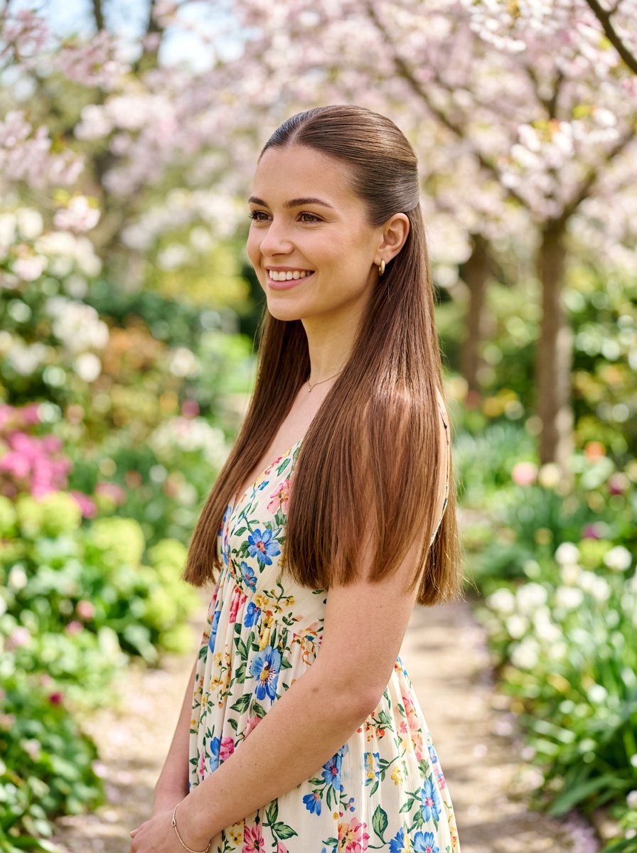 Sleek Half Up Half Down Shoulder Length - 20 sleek hairstyle for shoulder length hair - 20 sleek hairstyle for shoulder length hair