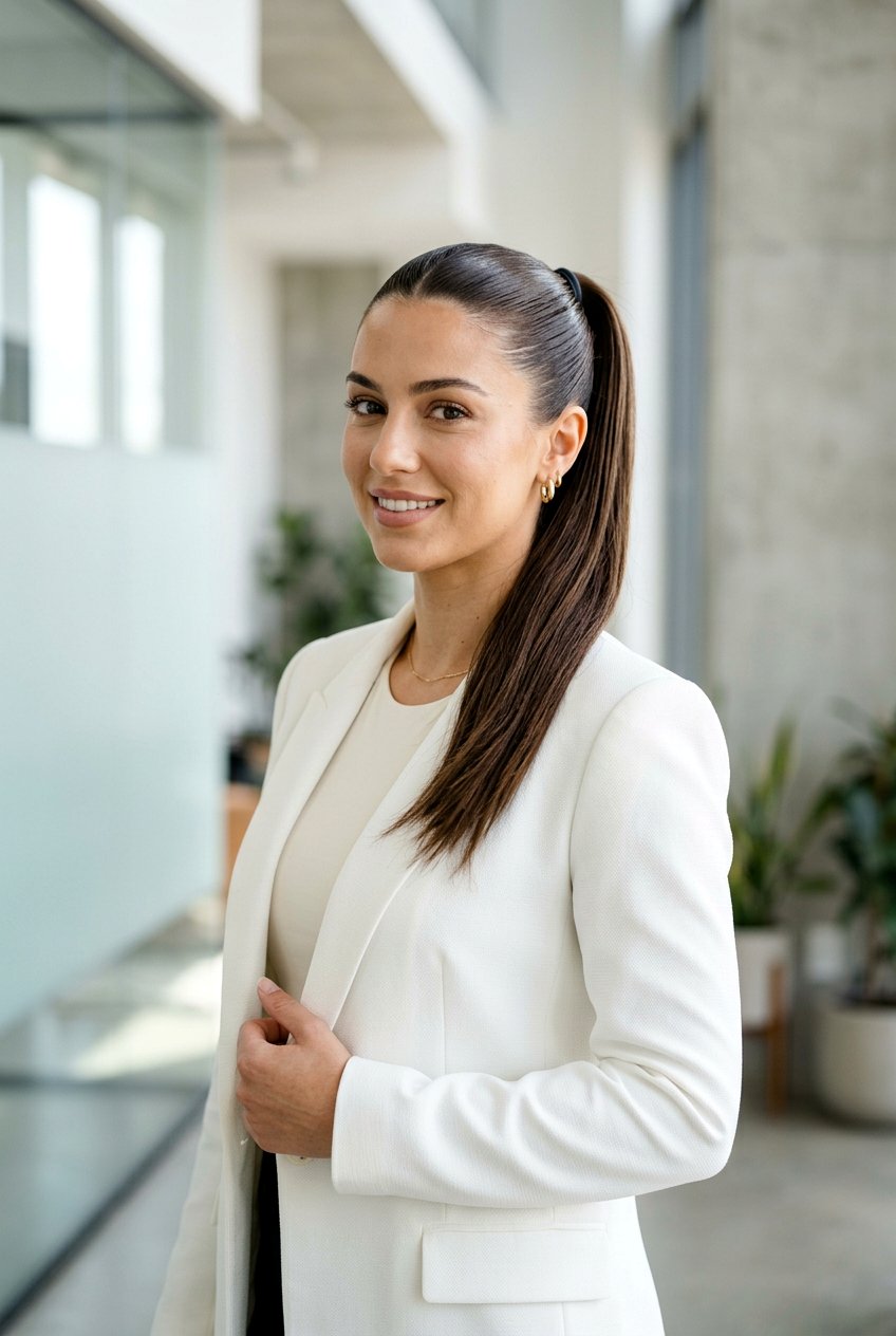 Sleek High Ponytail - 20 clean girl slick ponytail - 20 clean girl slick ponytail