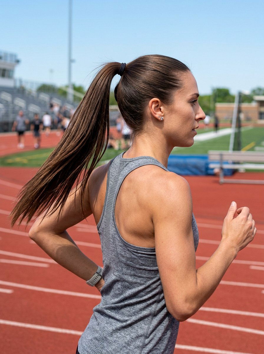Sleek High Running Ponytail - 20 running ponytail for long hair - 20 running ponytail for long hair