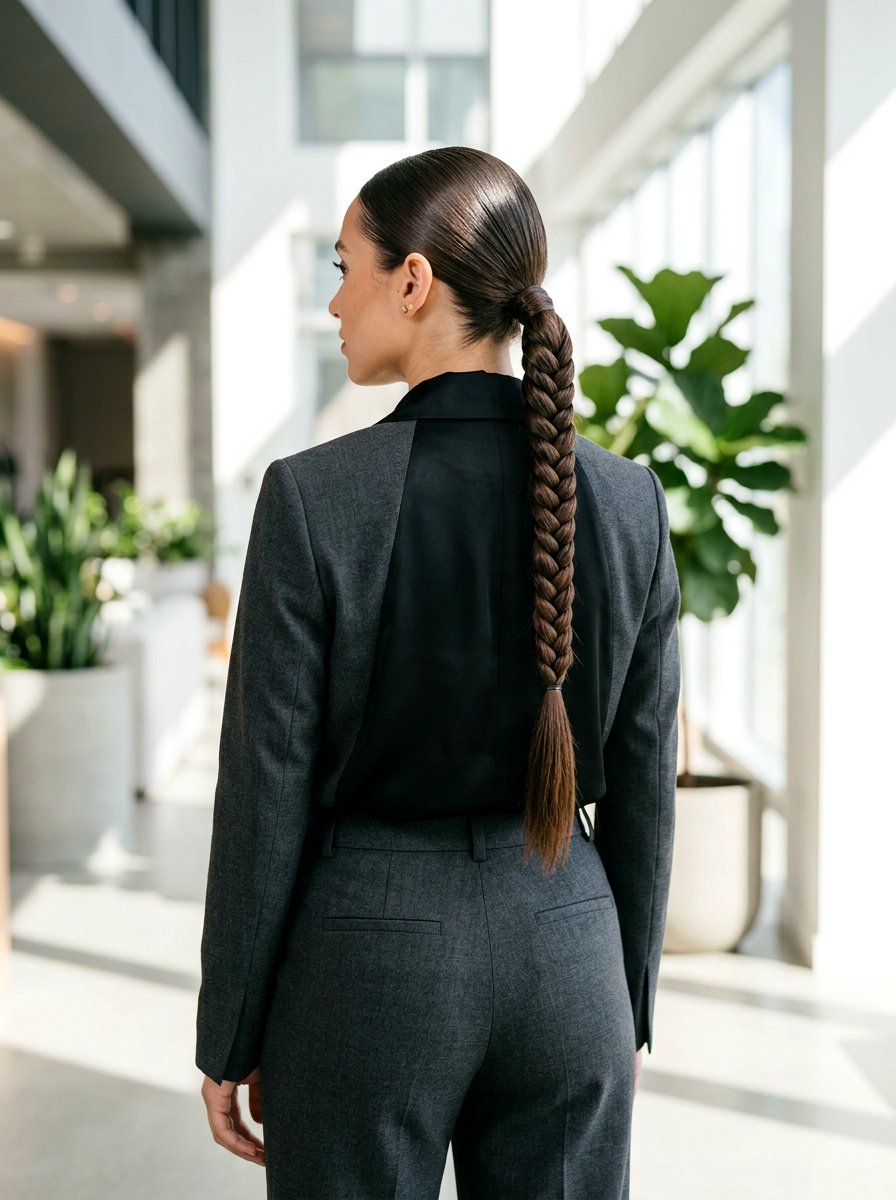 Sleek Infinity Braid Ponytail - 20 infinity braid ponytail hairstyle - 20 infinity braid ponytail hairstyle