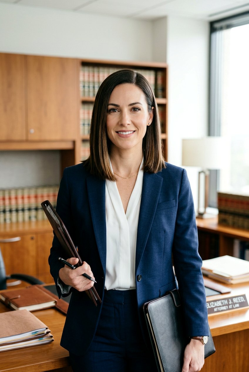 Sleek Lob For The Office - 20 lawyer hairstyles for women - 20 lawyer hairstyles for women