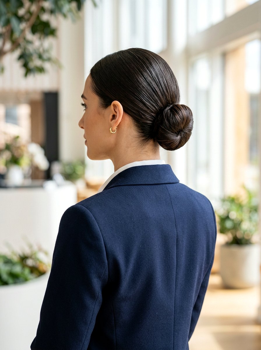 Sleek Low Bun - 20 pinterest hairstyle ideas for women - 20 pinterest hairstyle ideas for women