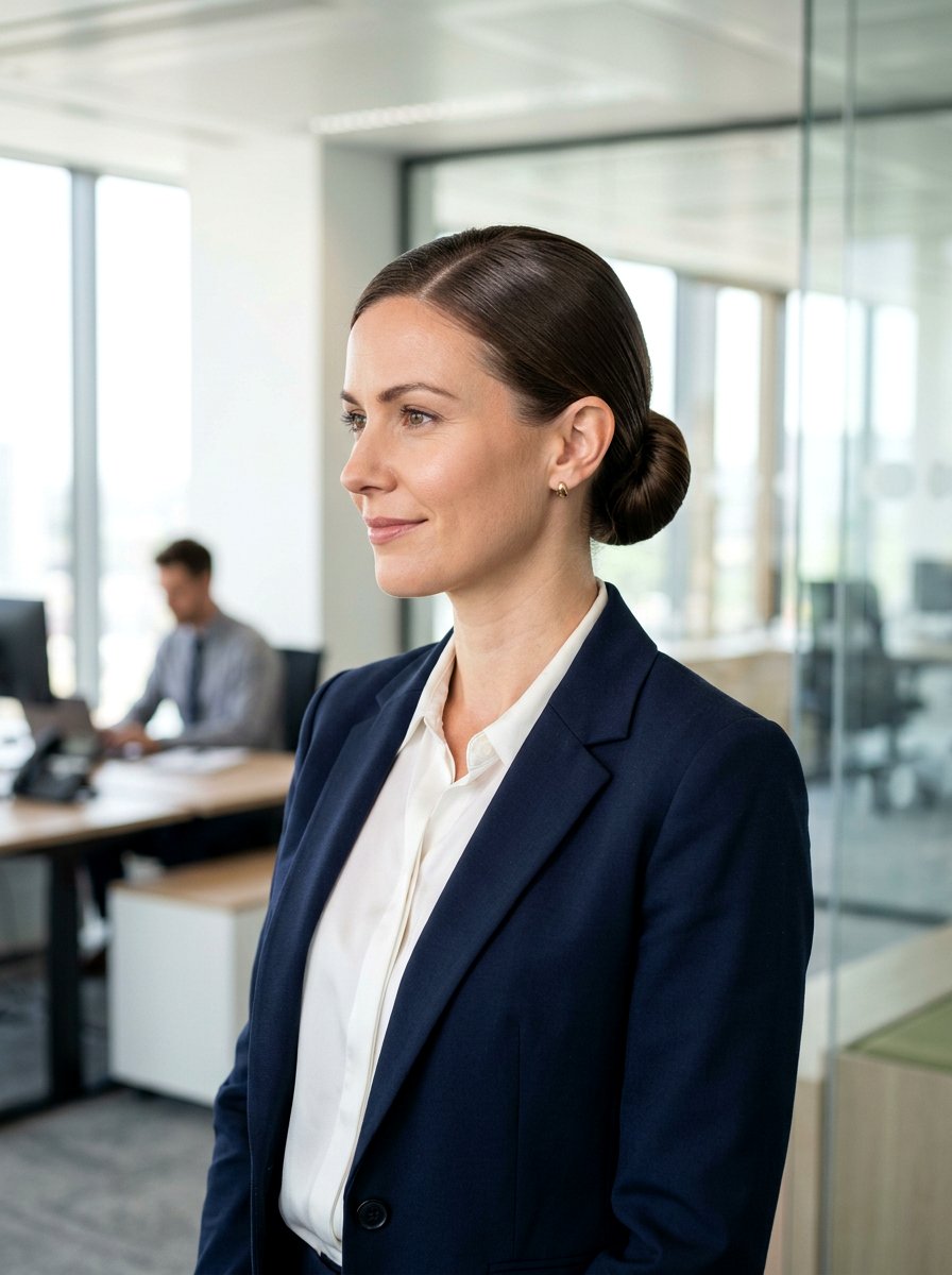 Sleek Low Bun For Fine Limp Hair - 20 quick hairstyle for fine limp hair - 20 quick hairstyle for fine limp hair