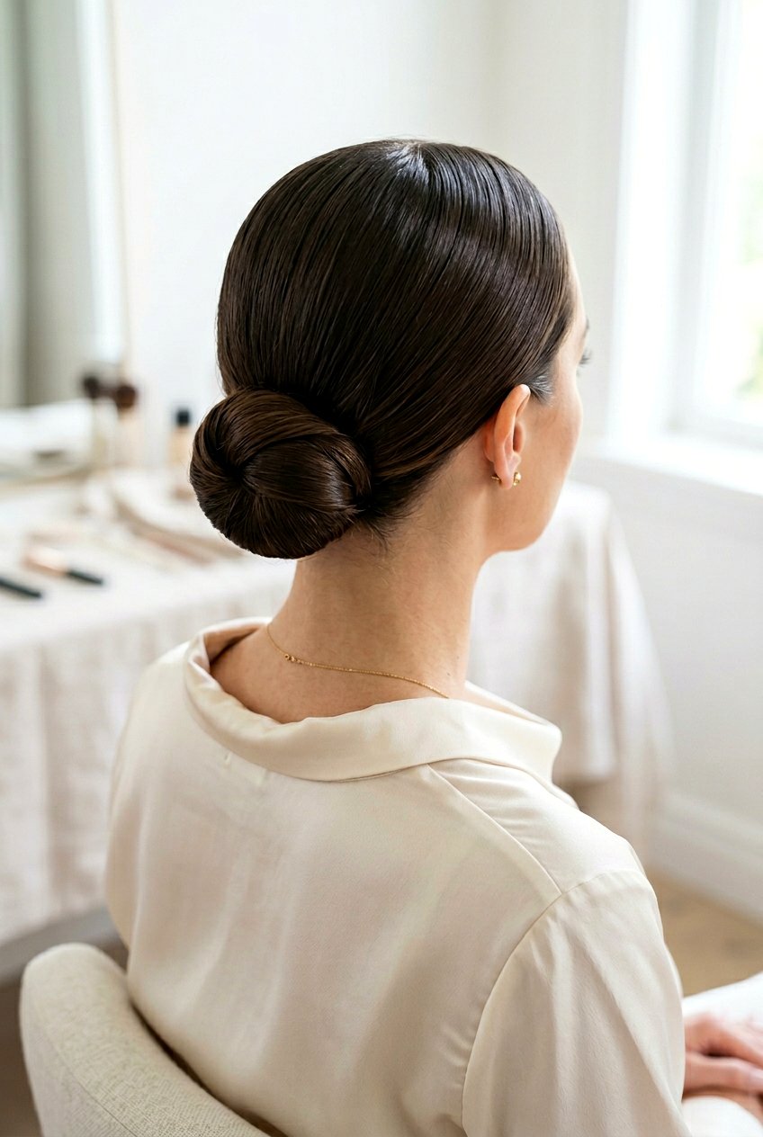 Sleek Low Bun For Women - 20 pretty hairstyles for women - 20 pretty hairstyles for women
