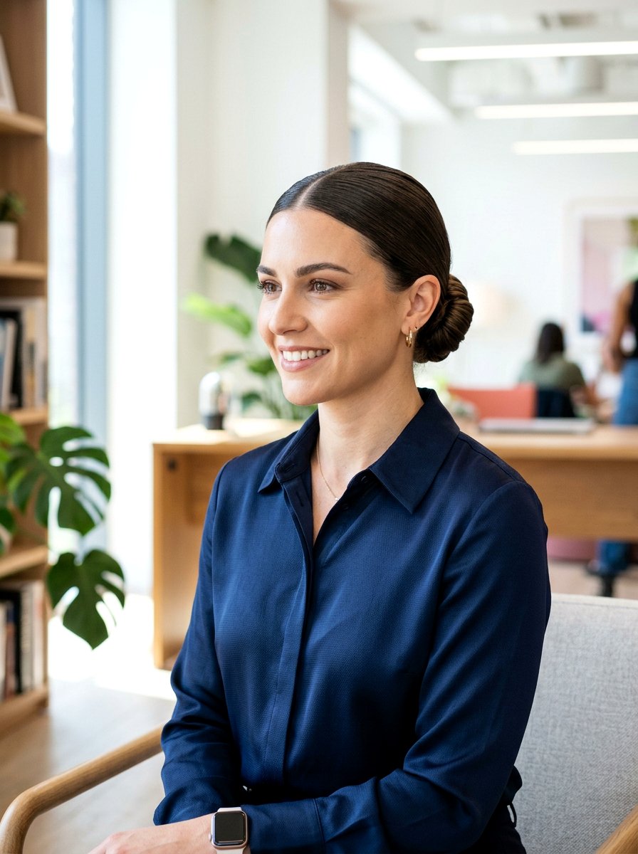 Sleek Low Bun No Wash Hairstyle - 20 no wash day hairstyles - 20 no wash day hairstyles