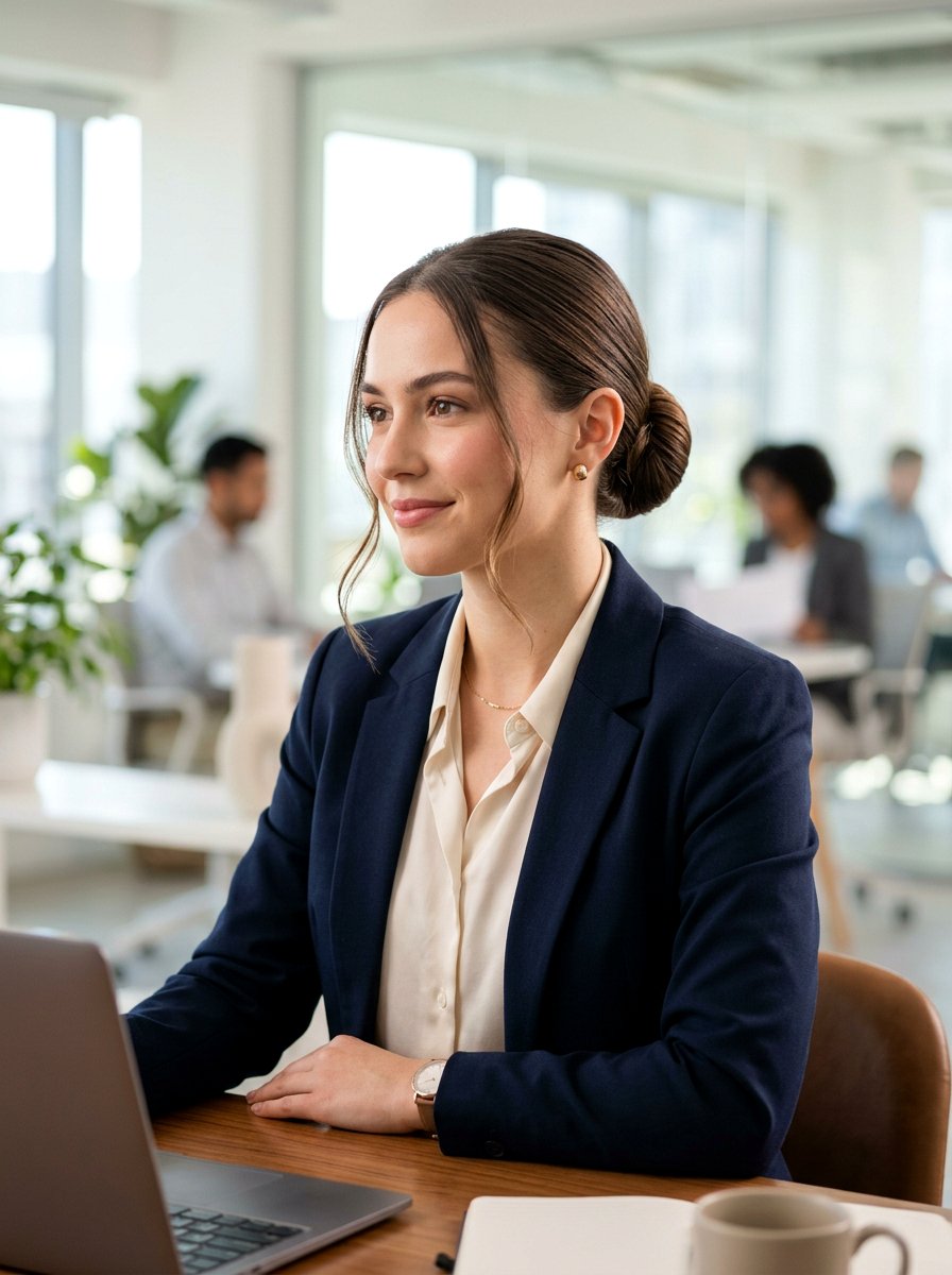 Sleek Low Bun With Face Framing Tendrils - 20 soft glam hairstyle for shoulder length hair - 20 soft glam hairstyle for shoulder length hair