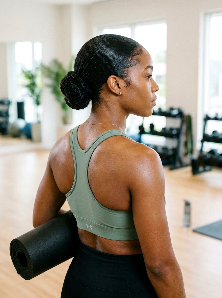 20 Cute Gym Hairstyles for Natural Hair Women to Try Now