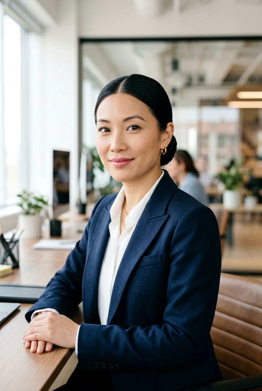 Sleek Low Business Bun - 20 business bun hairstyle - 20 business bun hairstyle