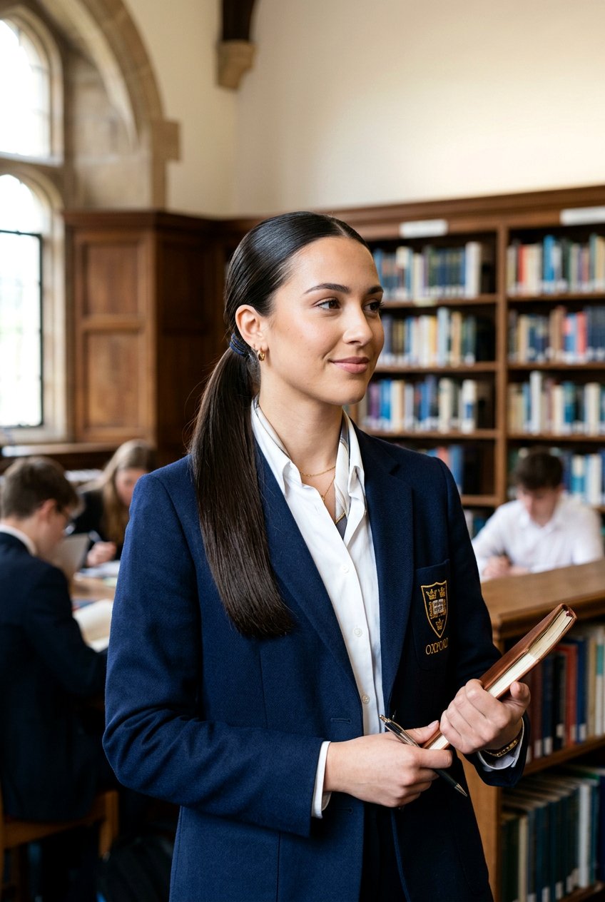 Sleek Low Ponytail - 20 easy library hairstyle for college girls - 20 easy library hairstyle for college girls