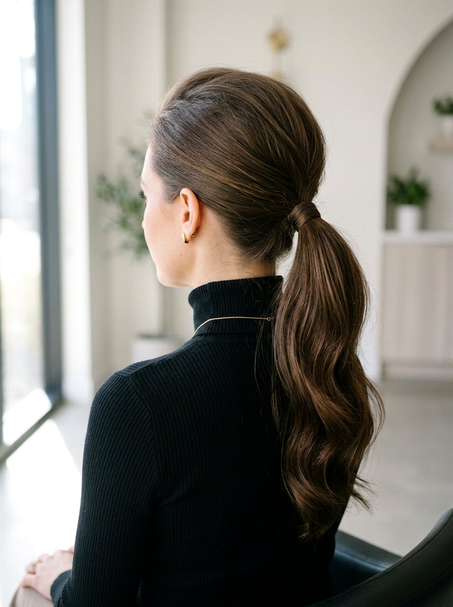 Sleek Low Ponytail For Fine Hair - 20 sleek hairstyle with low ponytail - 20 sleek hairstyle with low ponytail