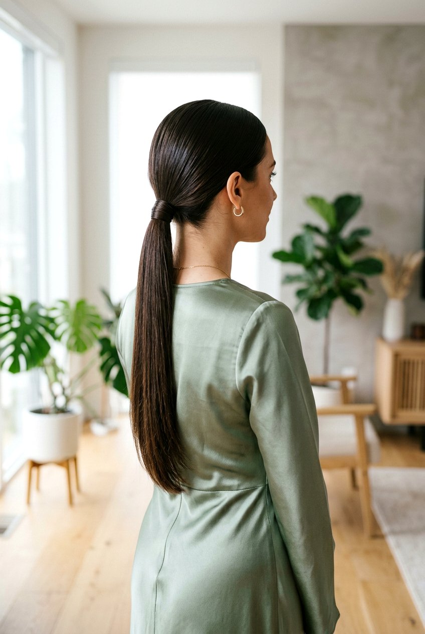 Sleek Low Ponytail For Wedding Guest - 20 elegant wedding guest ponytail - 20 elegant wedding guest ponytail