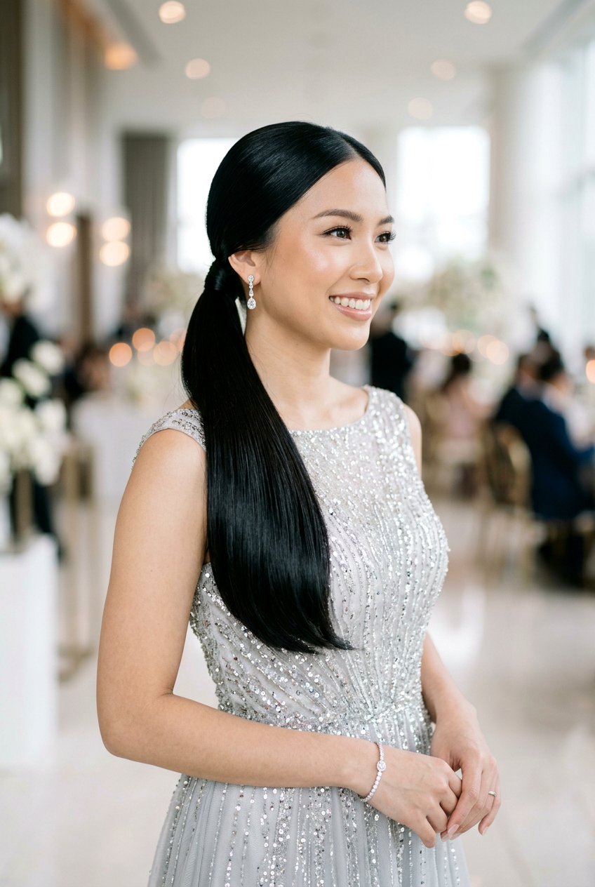 Sleek Low Side Ponytail - 20 red carpet side ponytail - 20 red carpet side ponytail