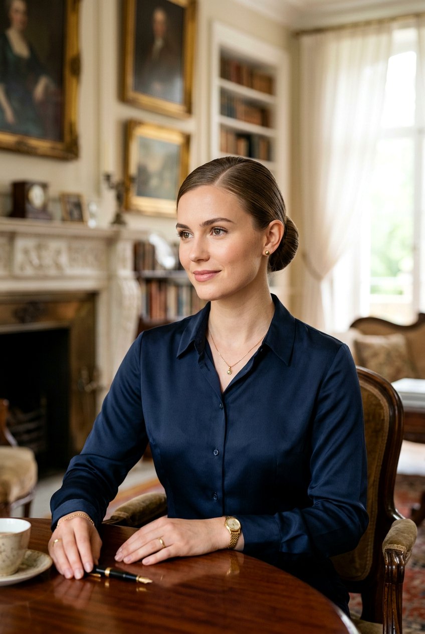 Sleek Mid Bun Old Money Look - 20 old money bun hairstyle