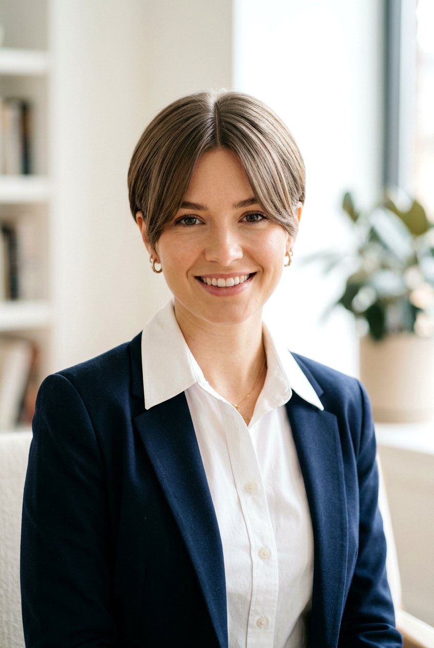 Sleek Pixie With Curtain Fringe - 20 pixie with curtain bangs - 20 pixie with curtain bangs