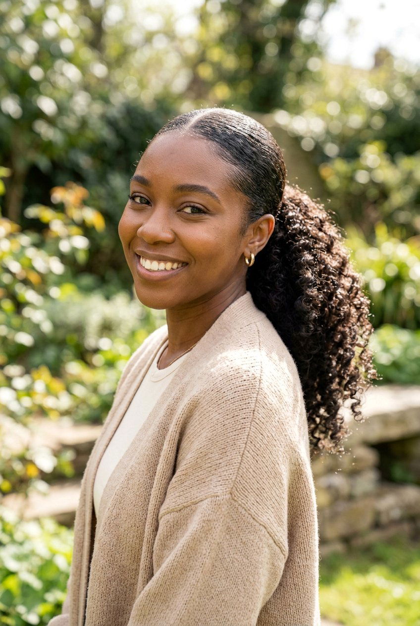 Sleek Ponytail On Natural Hair With No Gel - 20 slick back ponytail for natural hair - 20 slick back ponytail for natural hair