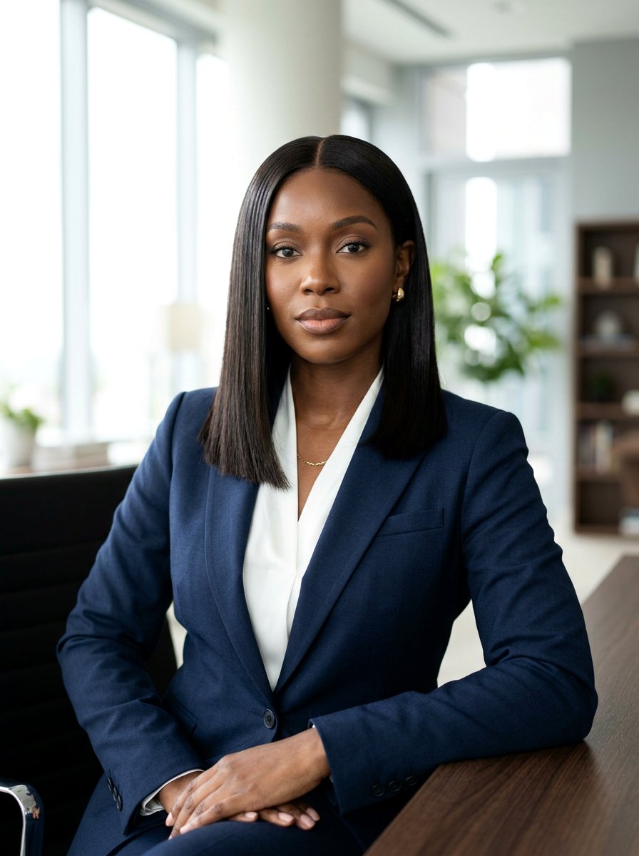 Sleek Press Blunt Cut - 20 trendy haircut for black women 2026 - 20 trendy haircut for black women 2026