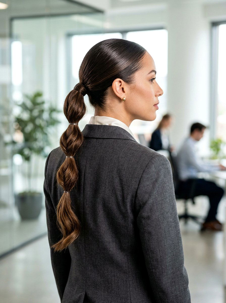 Sleek Pull Through Braid Ponytail - 20 pull through braid ponytail - 20 pull through braid ponytail