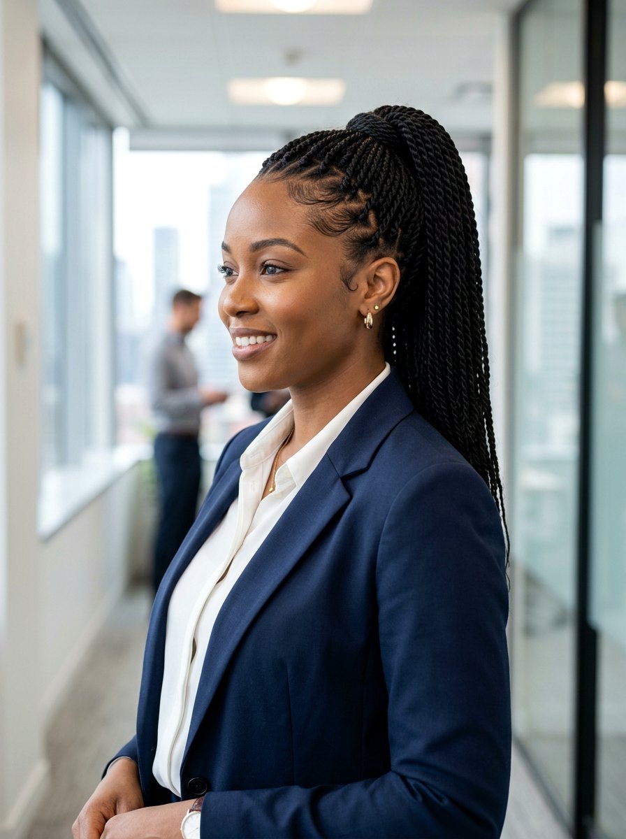 Sleek Senegalese Twist Ponytail - 20 senegalese twists ponytail - 20 senegalese twists ponytail