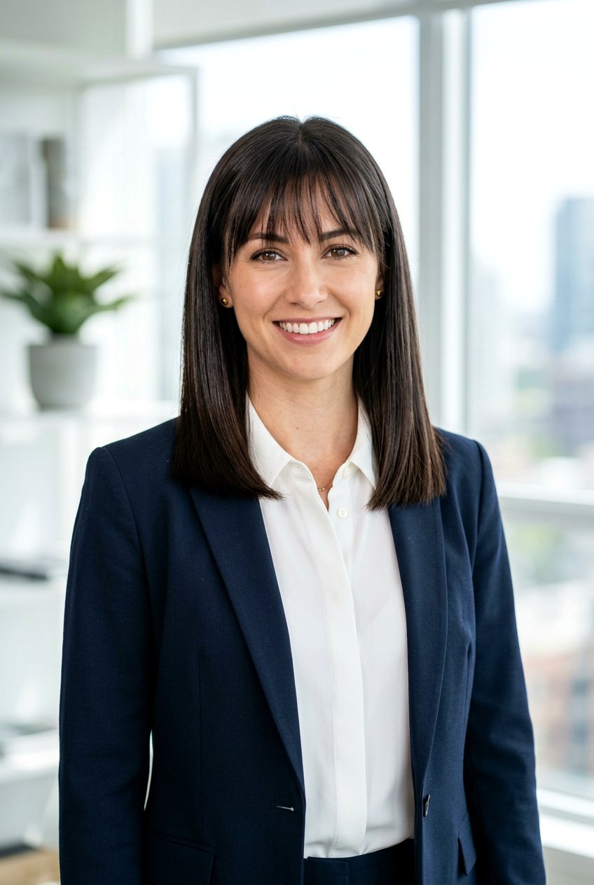 Sleek Shoulder Length Haircut With Wispy Bangs - 20 shoulder length haircut with wispy bangs - 20 shoulder length haircut with wispy bangs