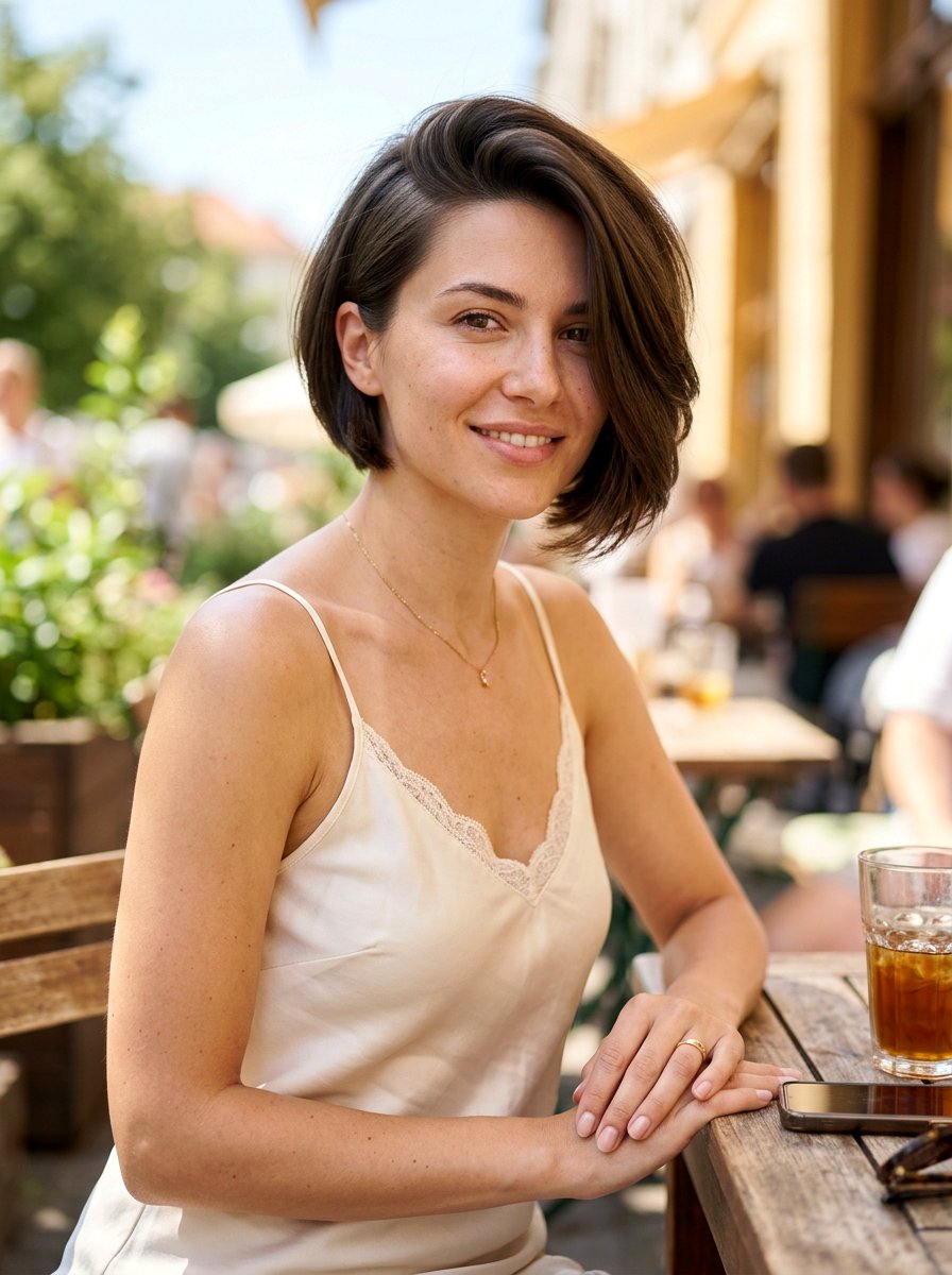 Sleek Side Part Bob Shoulder Length - 20 sleek hairstyle for shoulder length hair - 20 sleek hairstyle for shoulder length hair